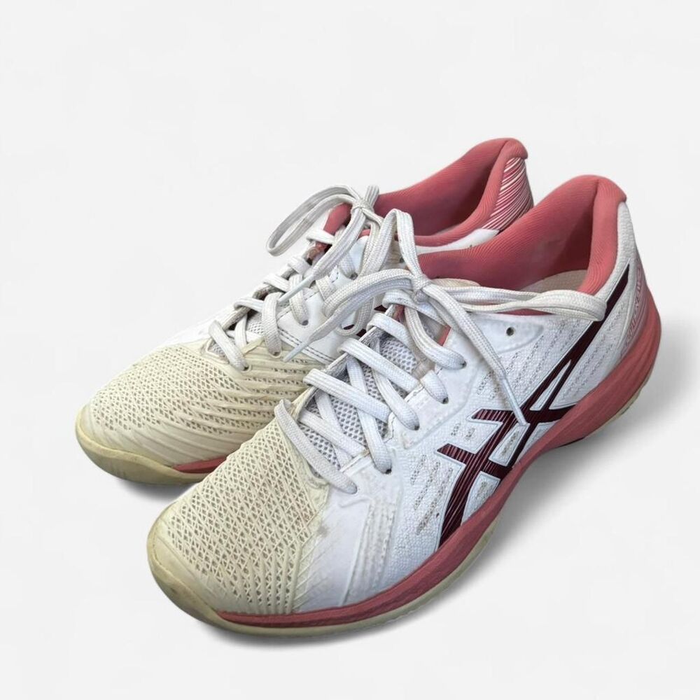 Asics Women's White and Cream Trainers